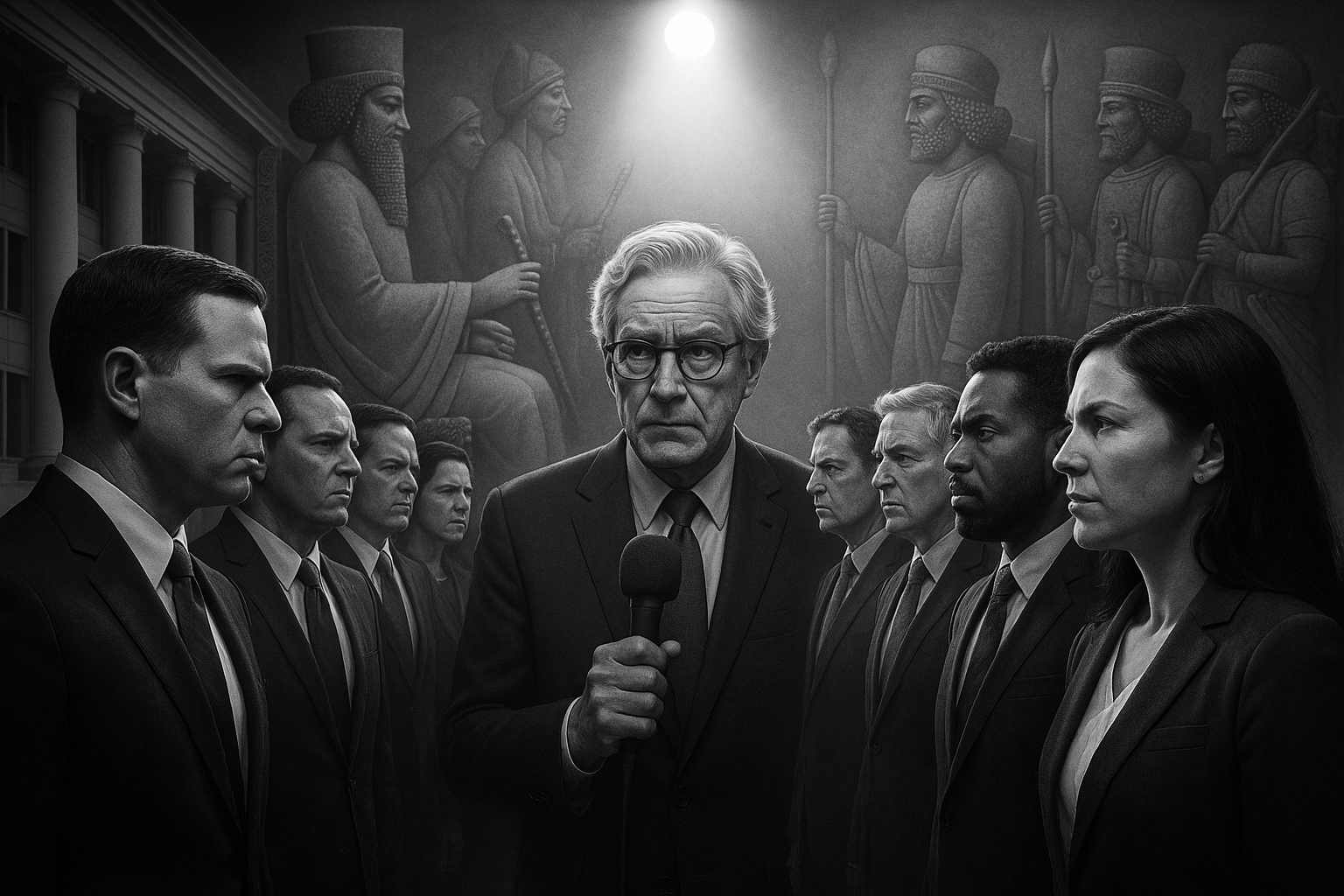 Dramatic comparison between modern federal overreach and ancient Persian satrap rebellion