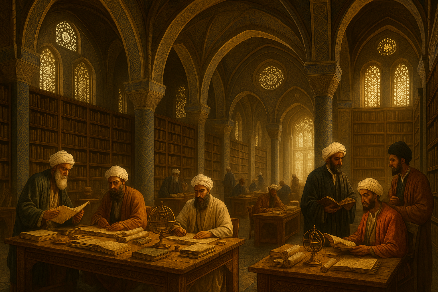 The House of Wisdom in Baghdad at its peak