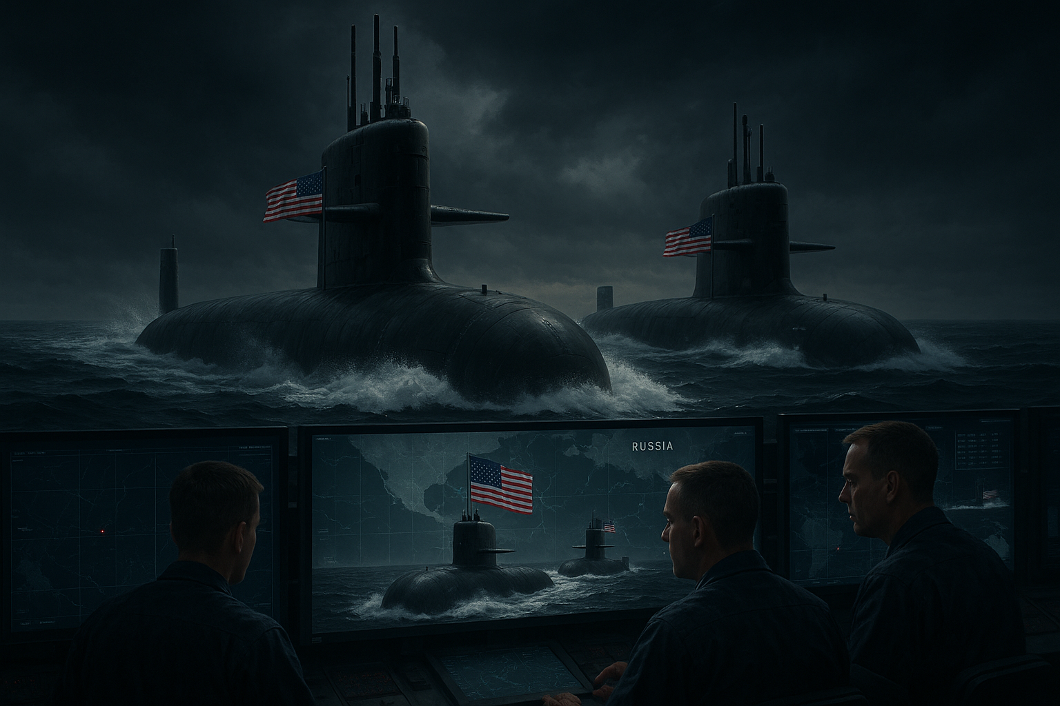 US nuclear submarines being deployed in response to Russian threats