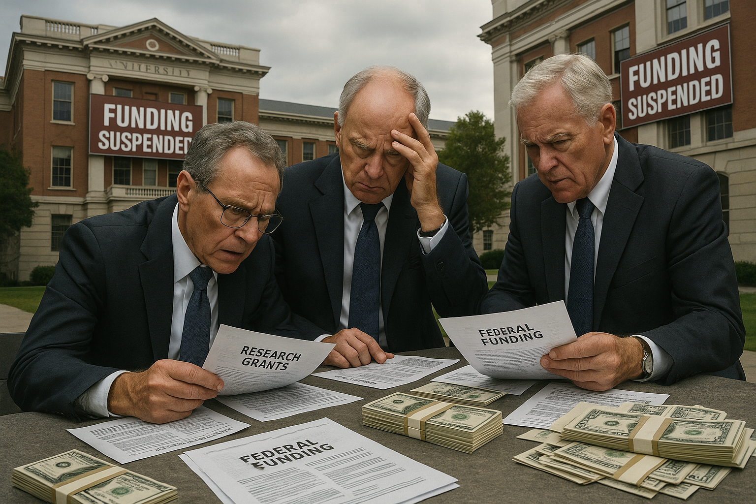 University administrators under pressure from federal funding cuts