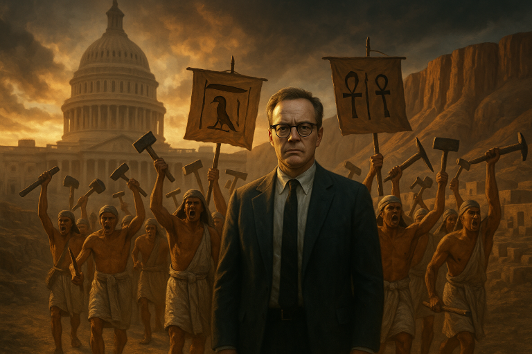 Ancient Egyptian Workers Strike - Historical Parallel to Modern Federal Exodus