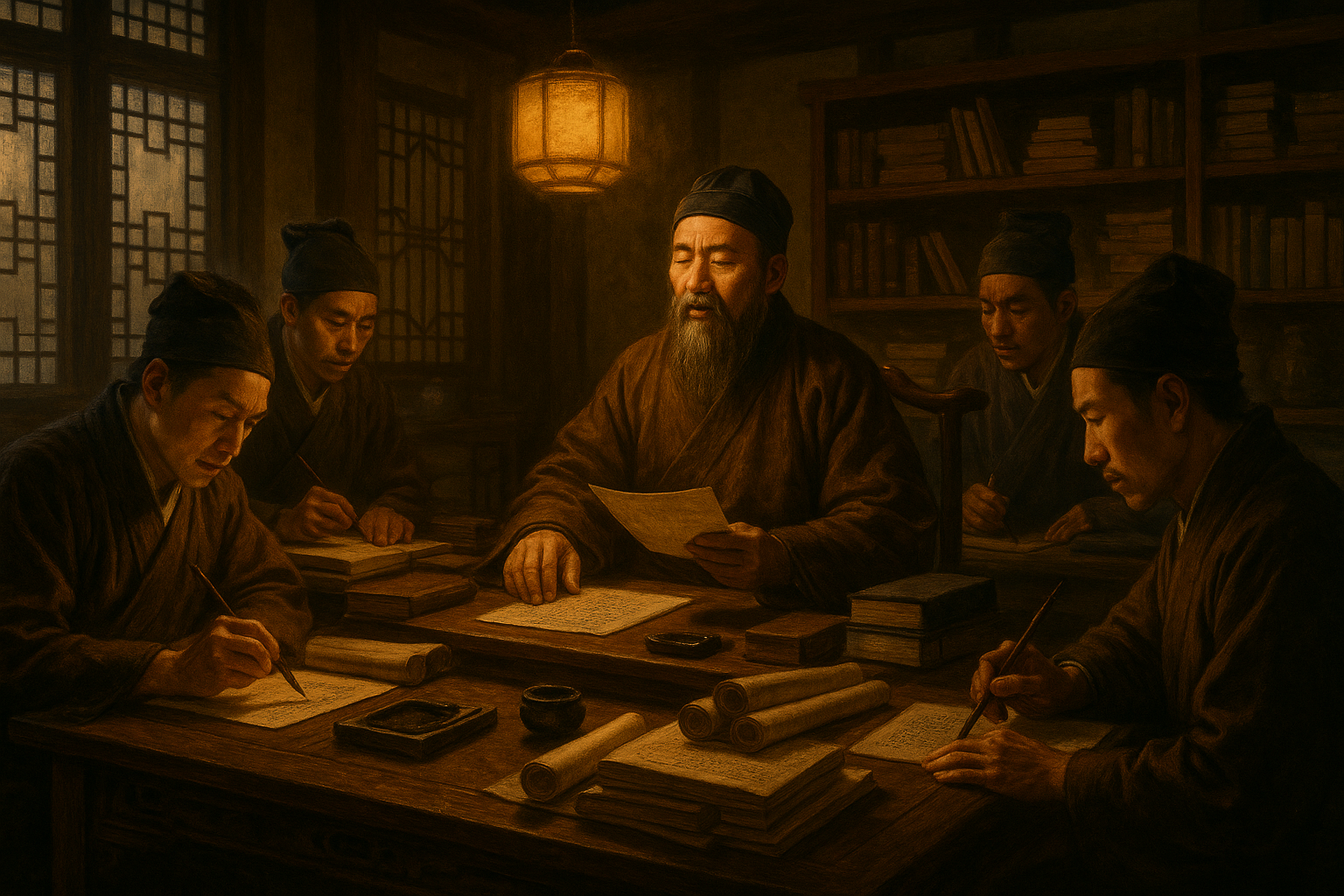 Zhuang Tinglong and scholars writing the forbidden history