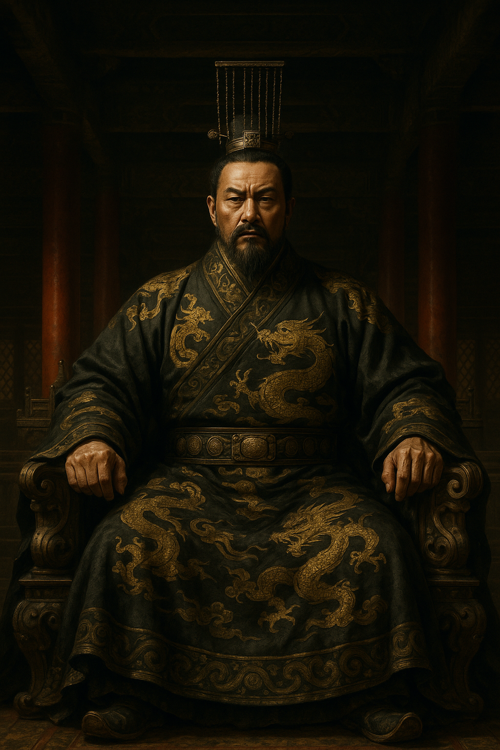 Emperor Qin Shi Huang portrait
