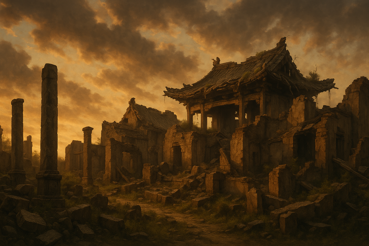 Ruins of Qin Dynasty palace