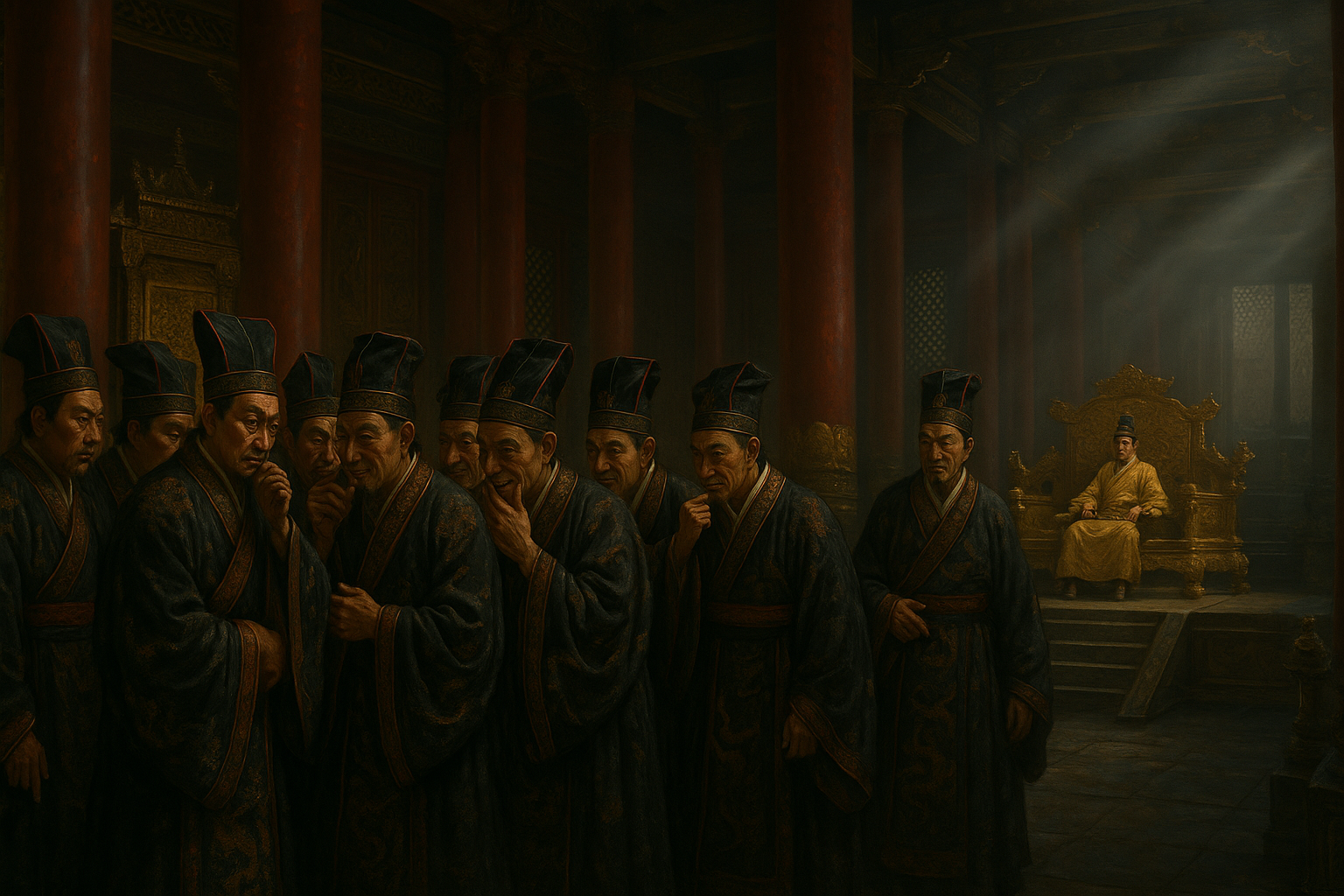 Ten Attendants eunuchs controlling Han Dynasty court