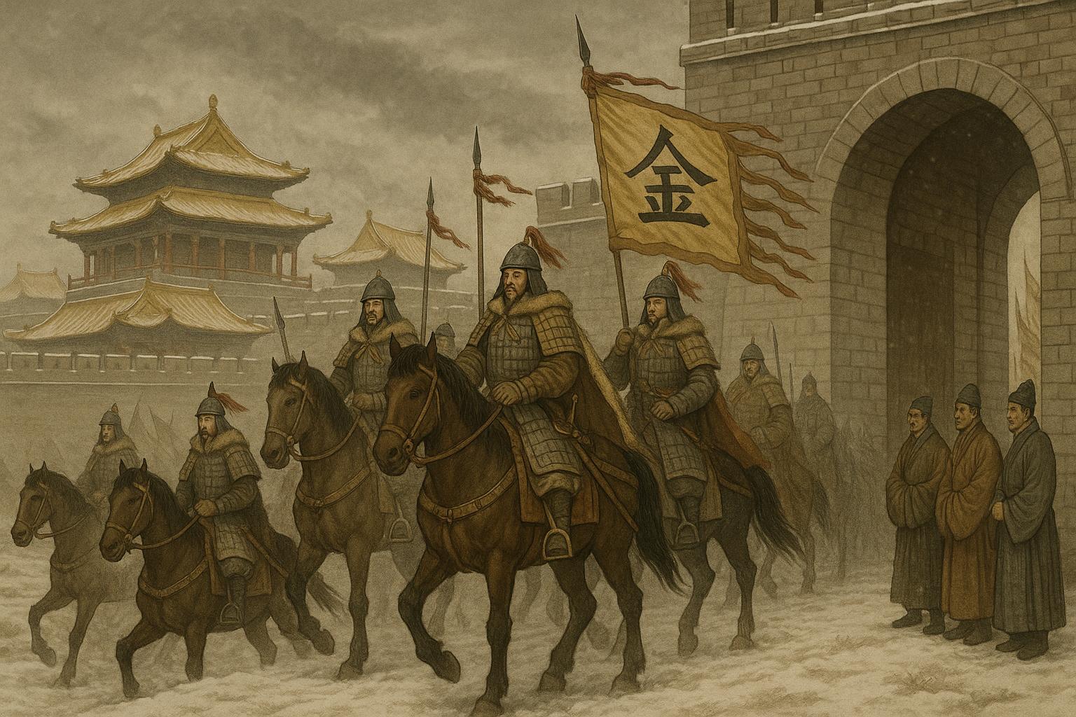 Jin Dynasty forces entering the Song capital