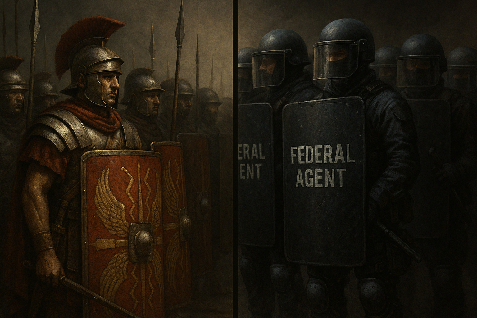 Ancient and modern enforcement parallel