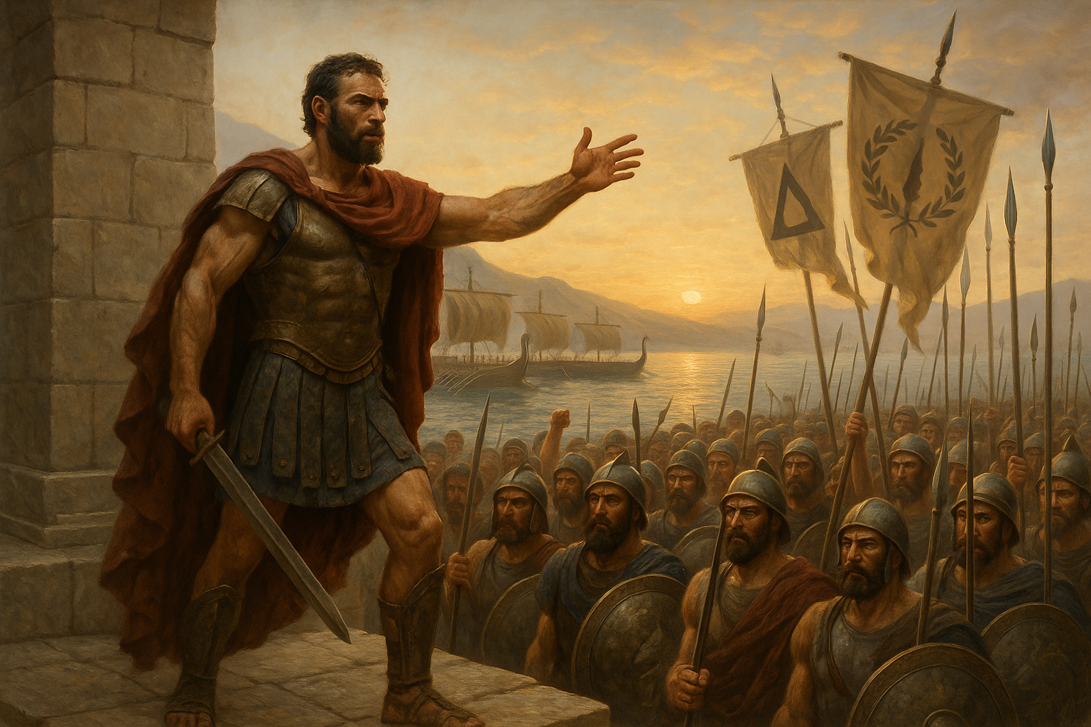 Thrasybulus leads democratic resistance