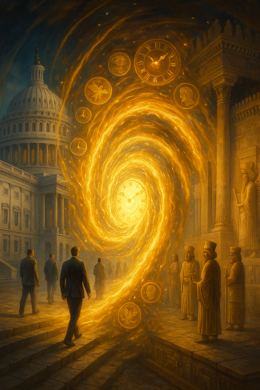 Time Portal Connecting Ancient Persia to Modern America