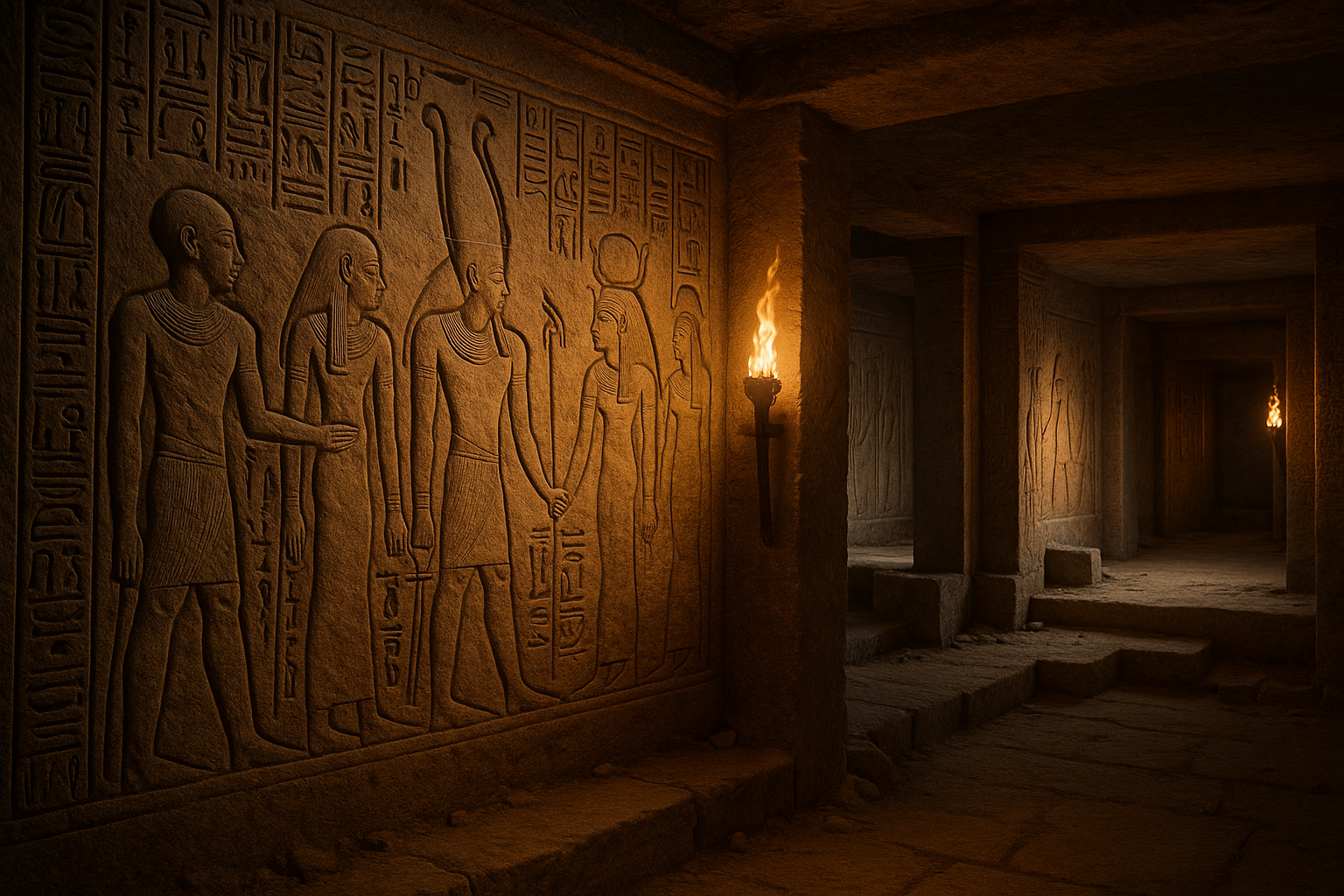 Chancellor Baya tomb in Valley of Kings KV13