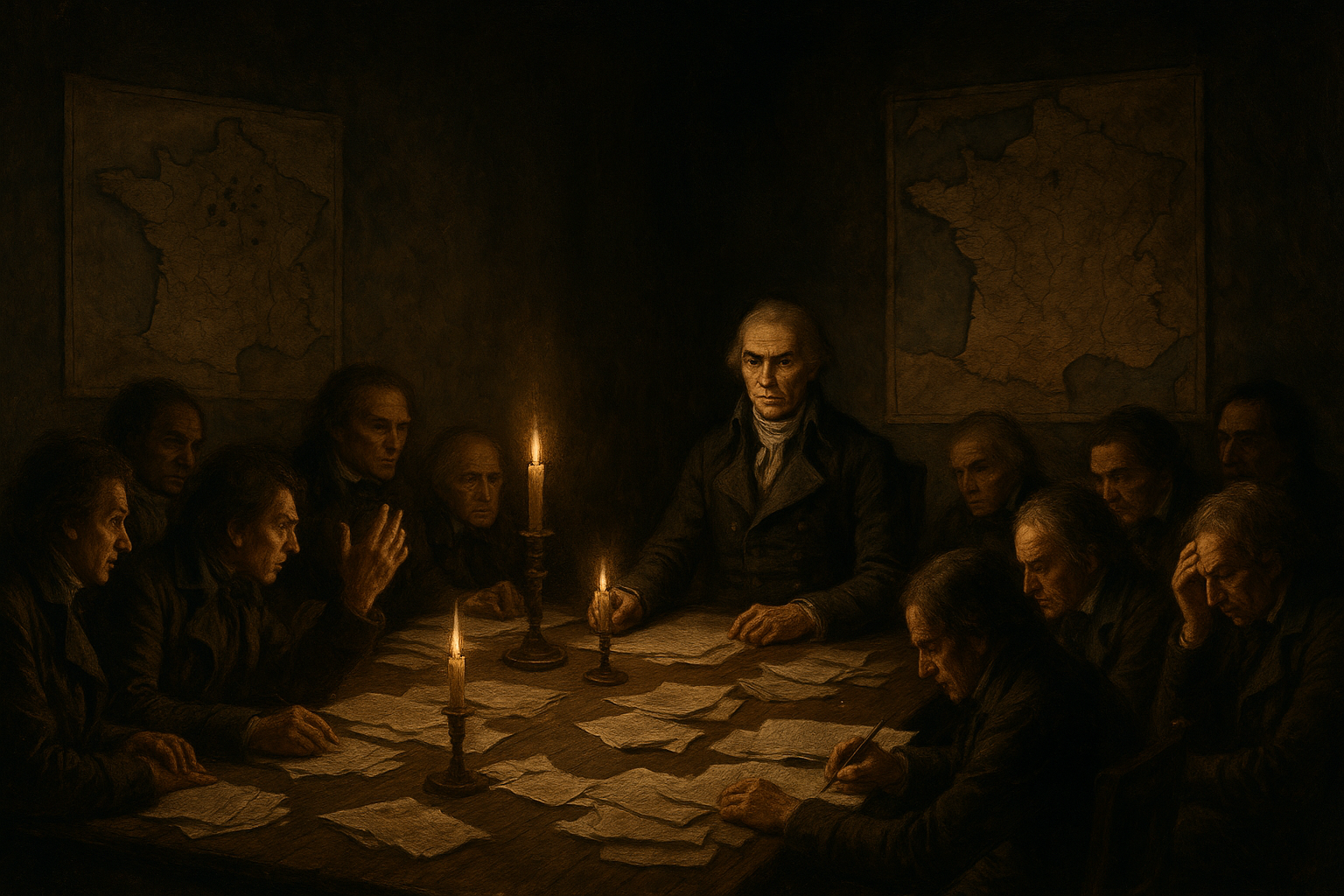 Committee of Public Safety meeting in Paris, 1793