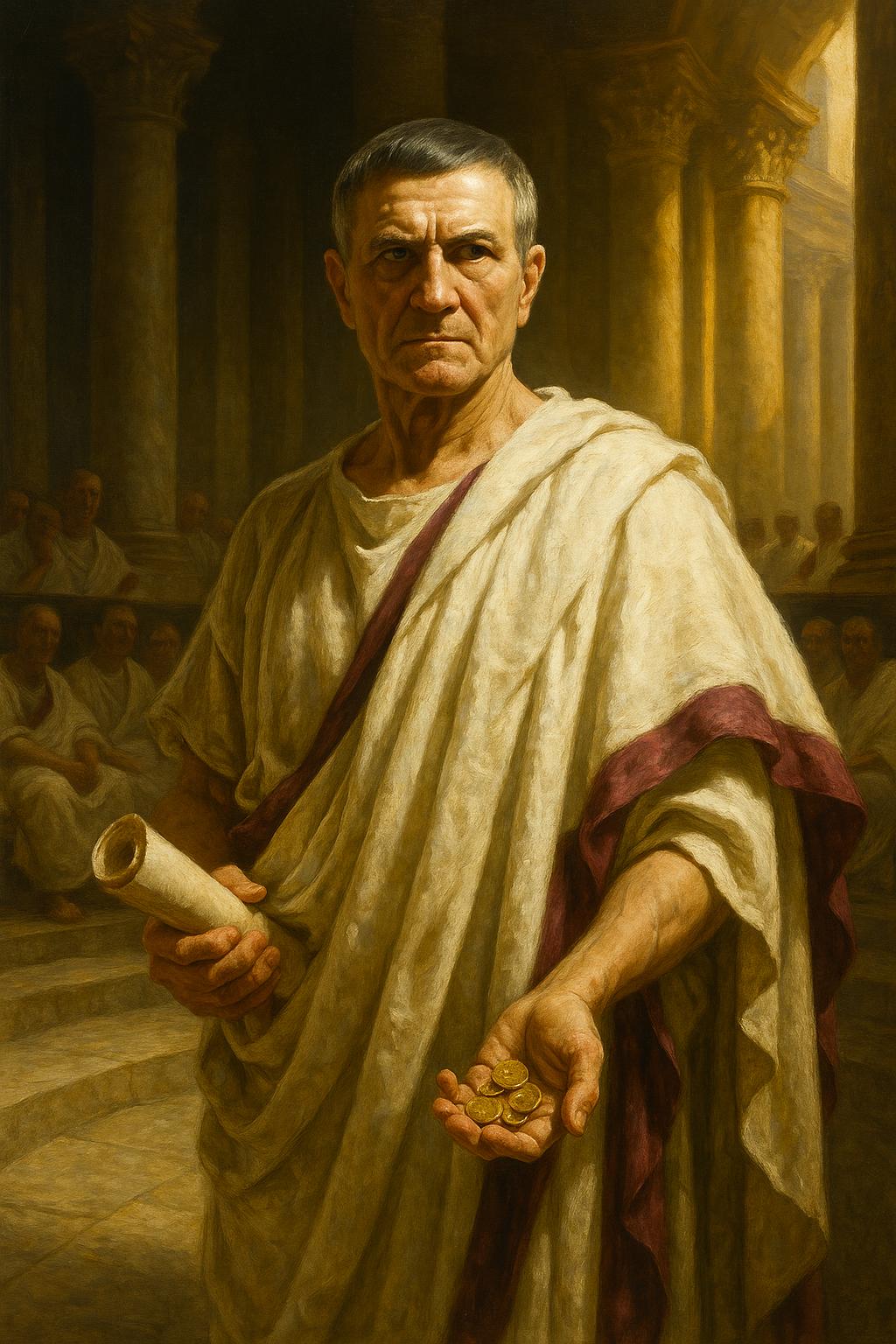 Marcus Licinius Crassus in the Roman Senate
