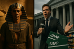 Ancient Egyptian vizier Baya vs modern SNAP crisis - historical parallel