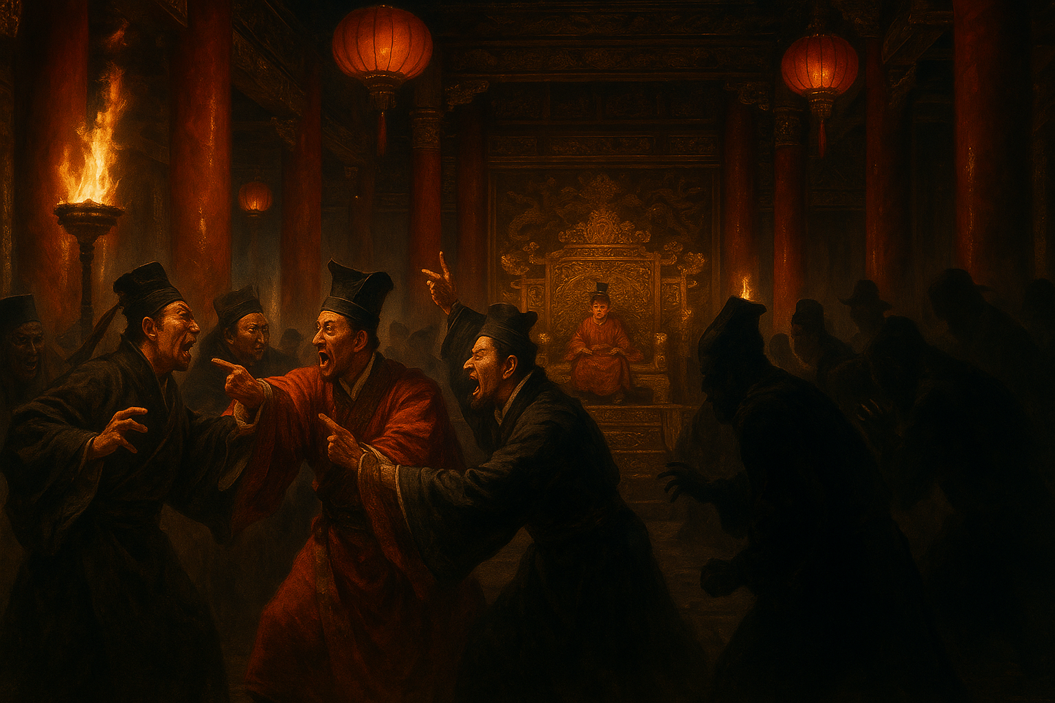 Han Dynasty palace political chaos