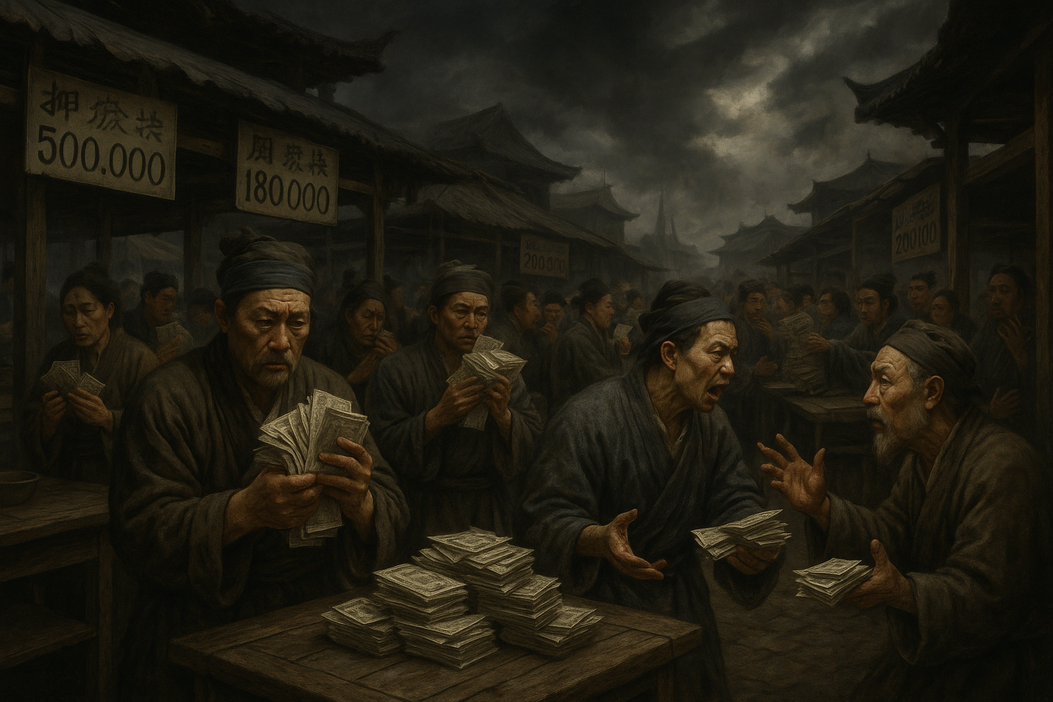Hyperinflation chaos in Song Dynasty