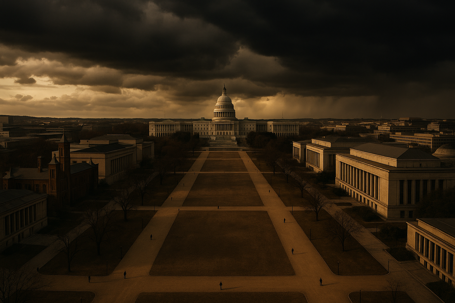 Washington DC during government shutdown