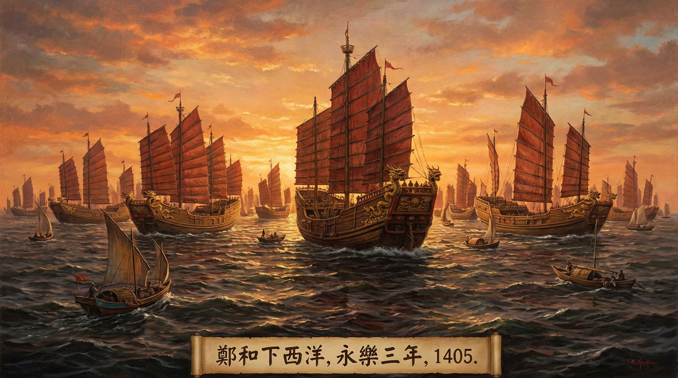 Admiral Zheng He's Massive Treasure Fleet