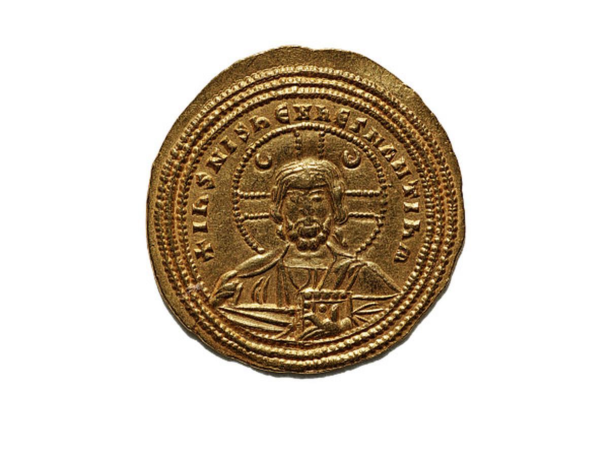 Byzantine gold nomisma coin — the dollar of the Middle Ages