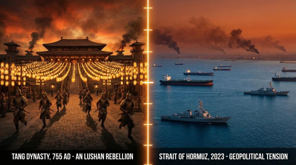 Tang Dynasty An Lushan Rebellion vs Strait of Hormuz - historical parallel