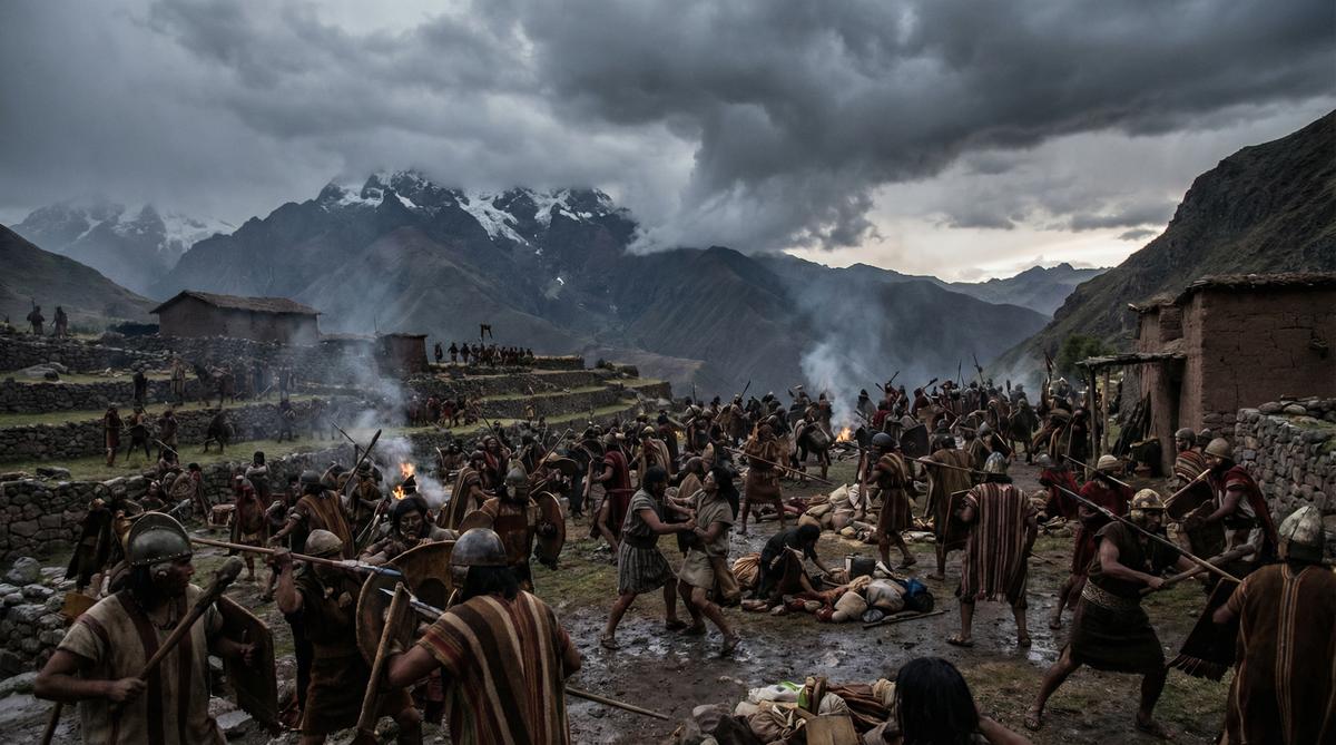 Inca civil war between Huáscar and Atahualpa