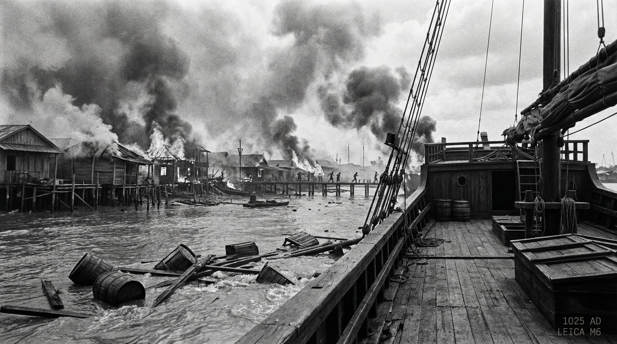 The Chola naval raid on Srivijaya in 1025 AD — the day the empire of the strait fell