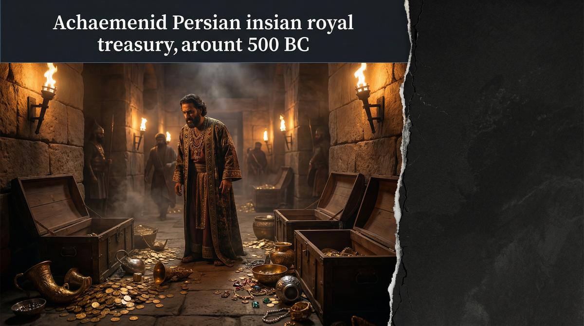 Achaemenid Persian treasury emptied for war