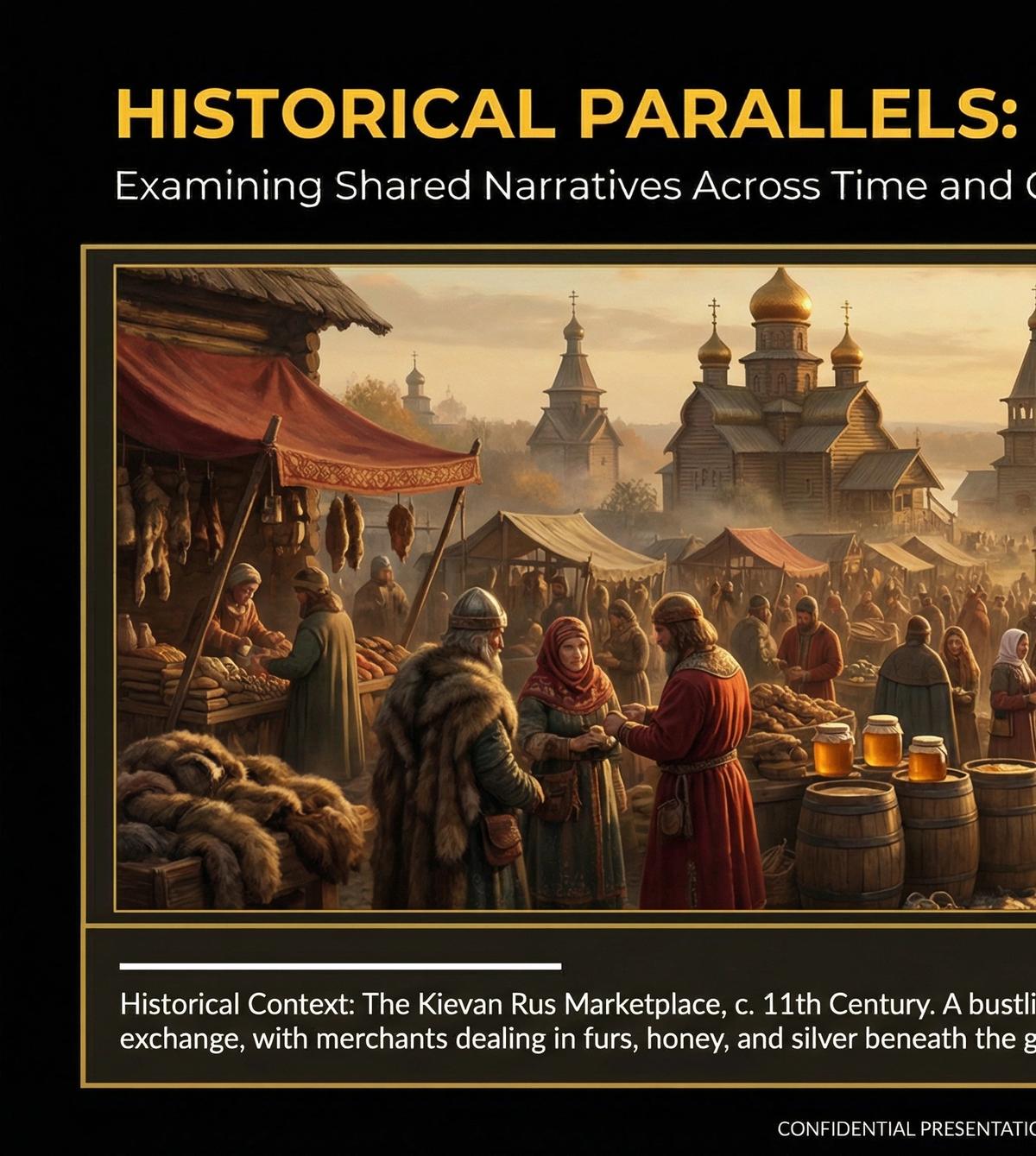 Kievan Rus marketplace