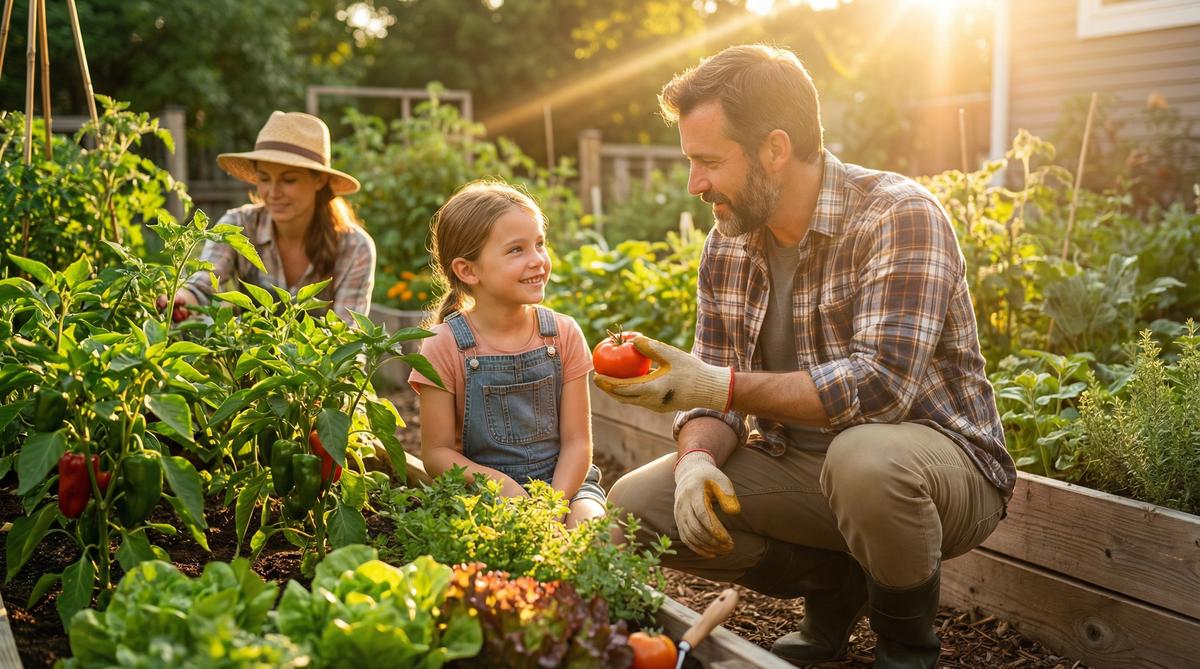 American family resilience garden