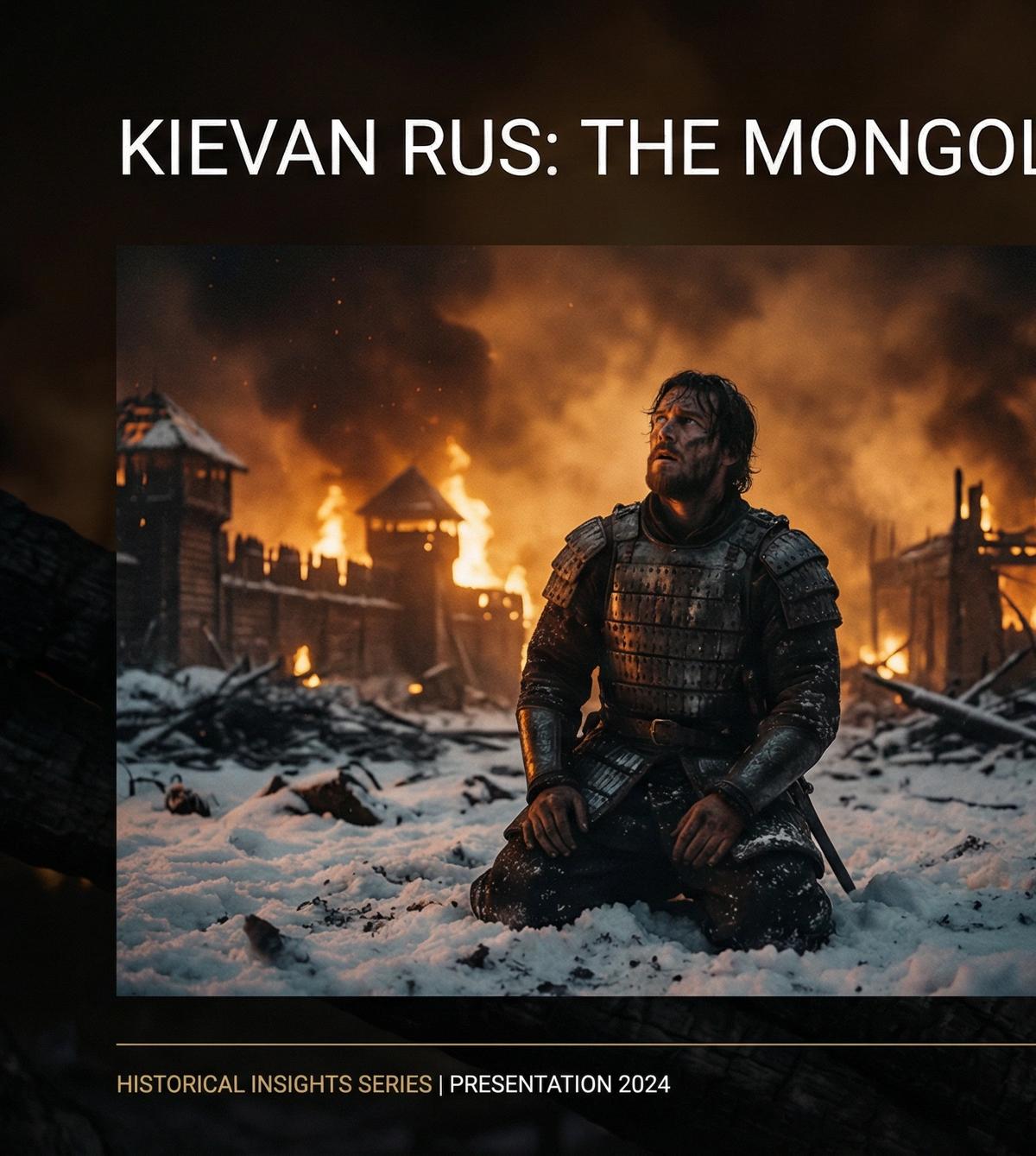 Kievan Rus burning