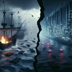 Chola Empire warship vs modern oil refinery — historical parallel to US-Iran war